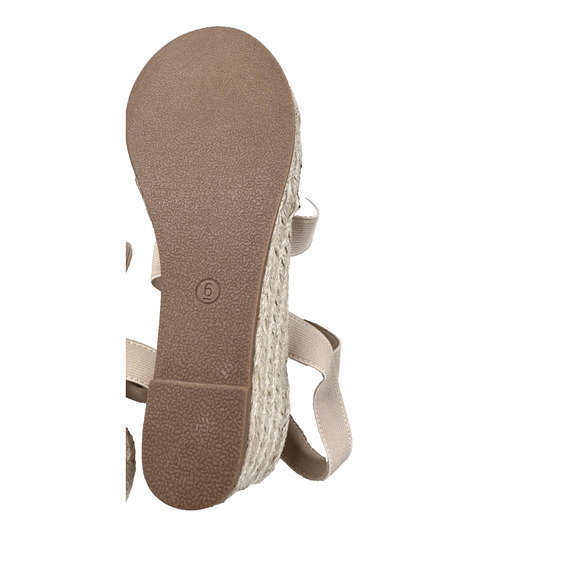 Journee Collection Ashlee Shoes Womens Size 6 Espadrille Wedge Sandals Summer - Picture 11 of 13